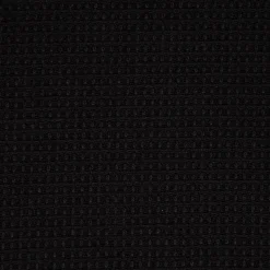 SCHÖNER LEBEN. Vorhang Waffelrelief Kästchenstruktur uni schwarz 245cm oder Wunschlänge