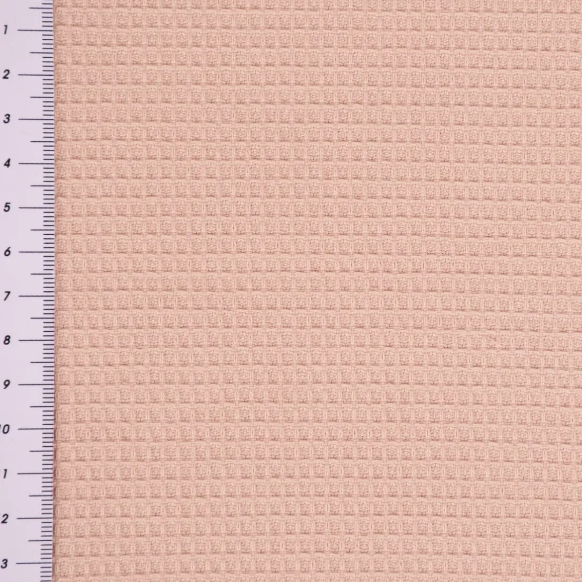 SCHÖNER LEBEN. Vorhang Waffelrelief Kästchenstruktur uni altrosa 245cm oder Wunschlänge