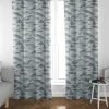 SCHÖNER LEBEN. Vorhang Wellen blau 245cm oder Wunschlänge