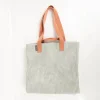 SCHÖNER LEBEN XXL Cord Tasche stabiler Riesenshopper Baby Rib mintgrün lachs 88x35x40 cm