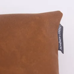 SCHÖNER LEBEN. Zugluftstopper Fenster Kunstleder in toller Uni-Camel-Optik
