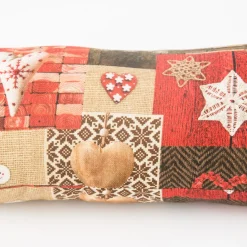 SCHÖNER LEBEN. Zugluftstopper Winter Love Herzen braun rot verschiedene Größen