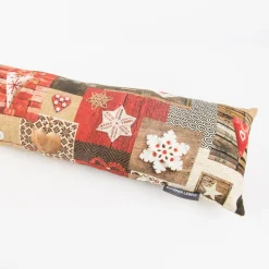 SCHÖNER LEBEN. Zugluftstopper Winter Love Herzen braun rot verschiedene Größen