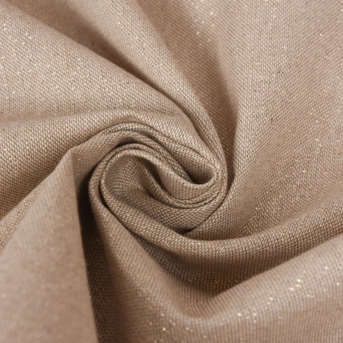 SCHÖNER LEBEN. Zugluftstopper Leinenlook Lurexeffekte Glamour uni natur goldfarbig verschiedene Größen