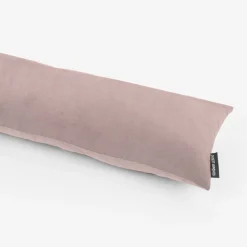 SCHÖNER LEBEN. Zugluftstopper Velvet Samt einfarbig altrosa verschiedene Größen