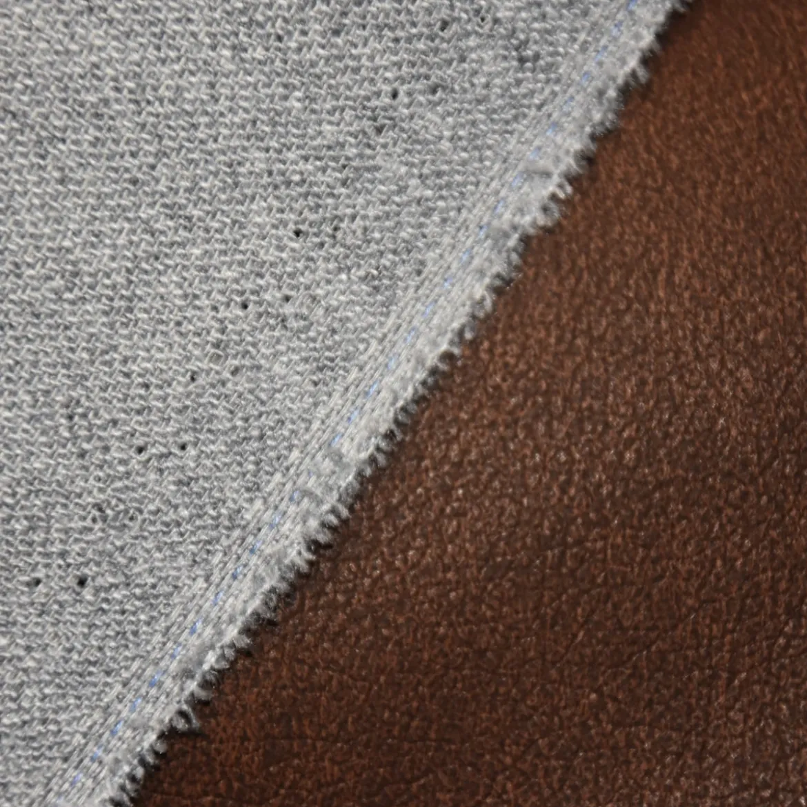 SCHÖNER LEBEN. Zugluftstopper Kunstleder Dust uni braun verschiedene Größen