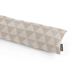SCHÖNER LEBEN. Zugluftstopper Triangel Retro Scandi sand hellbeige verschiedene Größen