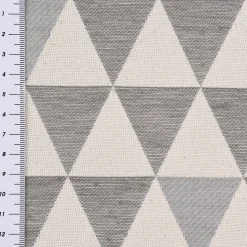 SCHÖNER LEBEN. Zugluftstopper Triangel Retro Scandi grau hellbeige verschiedene Größen