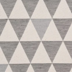 SCHÖNER LEBEN. Zugluftstopper Triangel Retro Scandi grau hellbeige verschiedene Größen