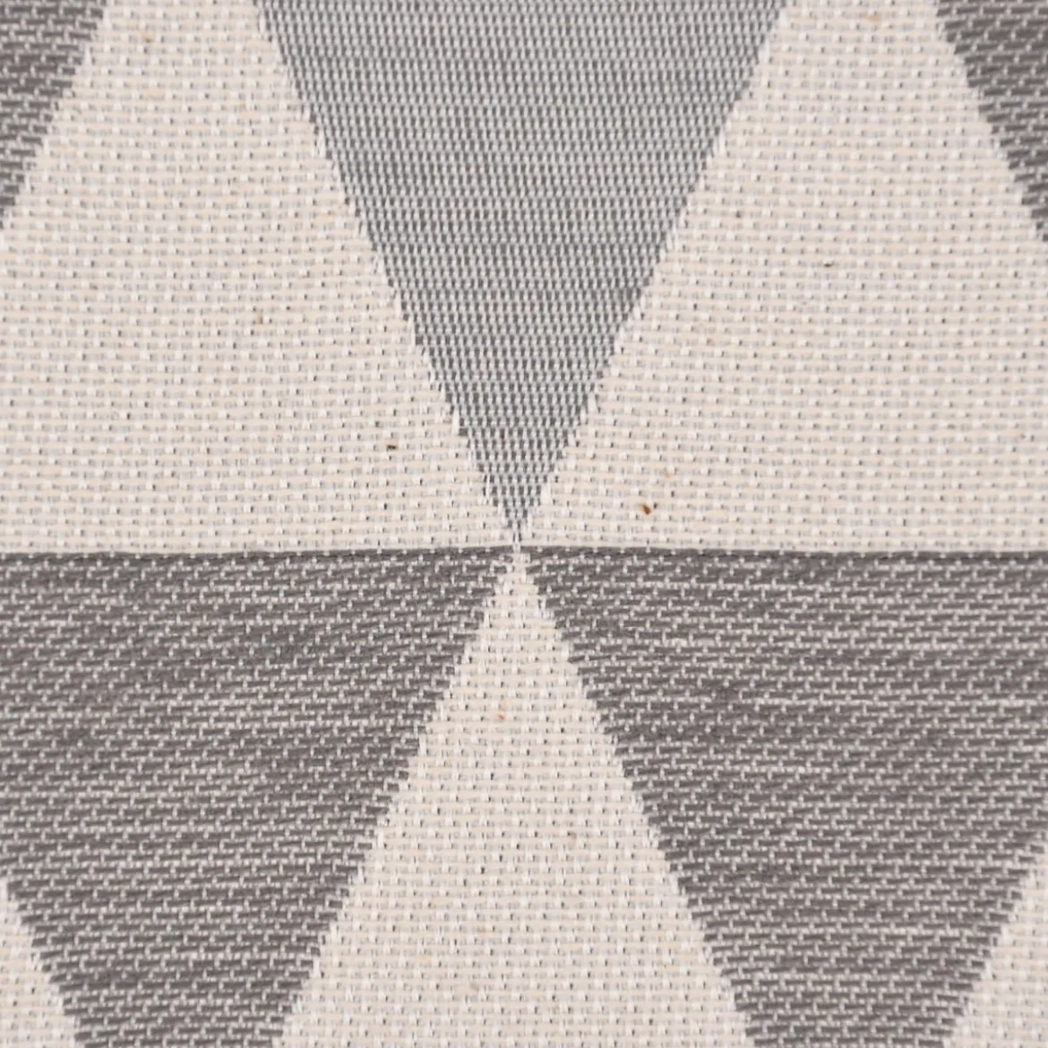 SCHÖNER LEBEN. Zugluftstopper Triangel Retro Scandi grau hellbeige verschiedene Größen