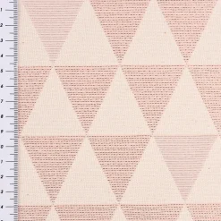 SCHÖNER LEBEN. Zugluftstopper Metallic Triangel Retro Scandi rosa hellbeige verschiedene Größen