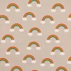 SCHÖNER LEBEN. Zugluftstopper Leinenlook Over the Rainbow Regenbogen Wolken natur bunt verschiedene Größen