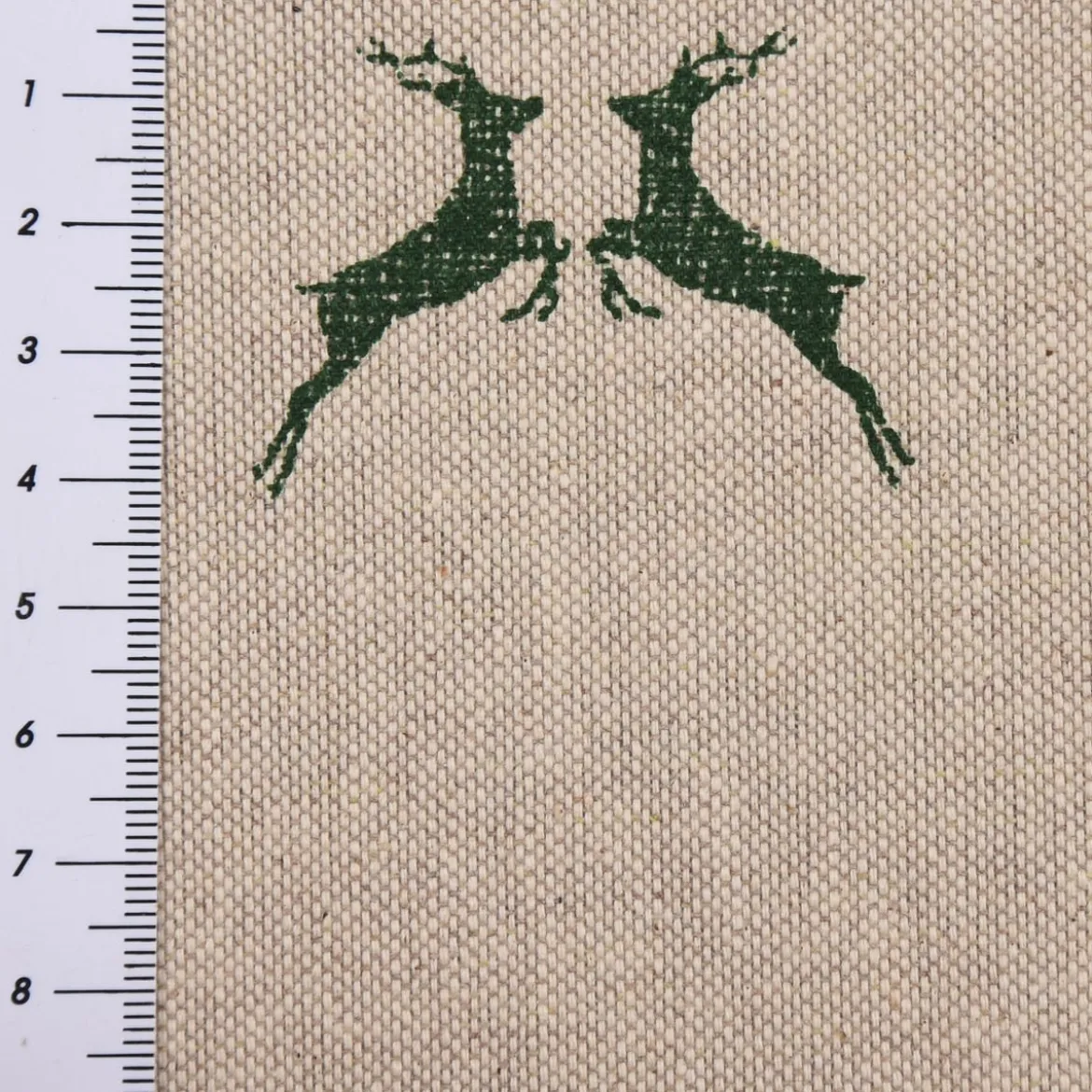 SCHÖNER LEBEN. Zugluftstopper Leinenlook Hirsch Edelweiß natur grün verschiedene Größen