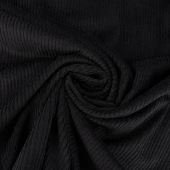 SCHÖNER LEBEN. Zugluftstopper Cord Baumwolle grob schwarz verschiedene Größen von SCHÖNER LEBEN.