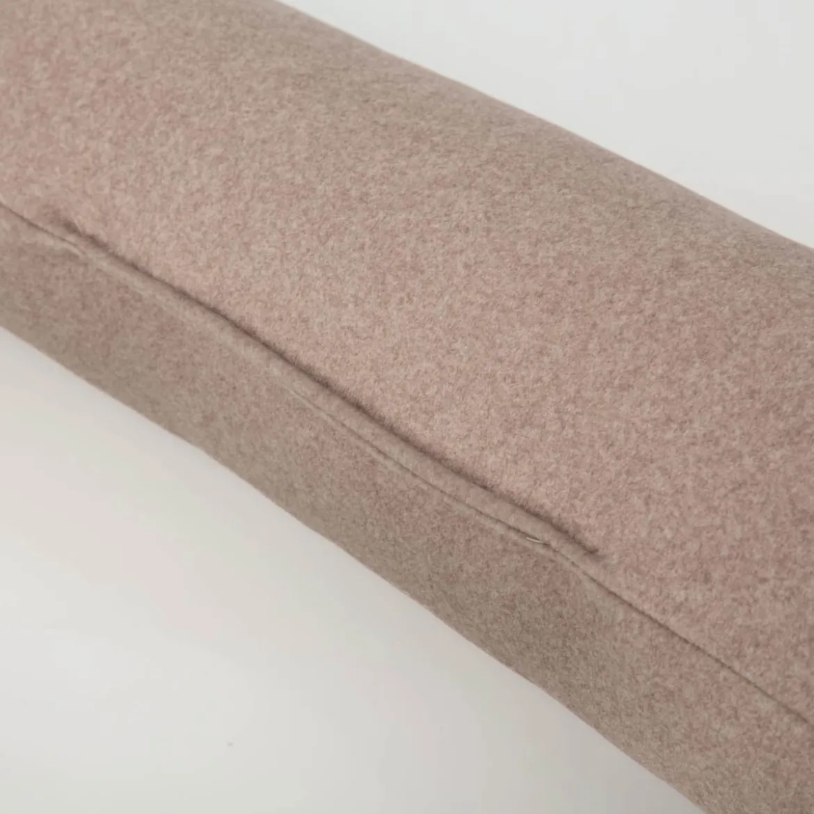 SCHÖNER LEBEN. Zugluftstopper Thermo kuschelweich uni in Hellbraun für Fenster und Türen, waschbar, verschiedene Größen