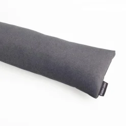 SCHÖNER LEBEN. Zugluftstopper Thermo kuschelweich uni in Anthrazit für Fenster und Türen, waschbar, verschiedene Größen