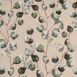 SCHÖNER LEBEN. Zugluftstopper Leinenlook Eukalyptus Leaves Eukalyptusblätter natur grün verschiedene Größen
