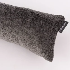 SCHÖNER LEBEN. Zugluftstopper Soft Teddy Deluxe grau verschiedene Größen von SCHÖNER LEBEN.