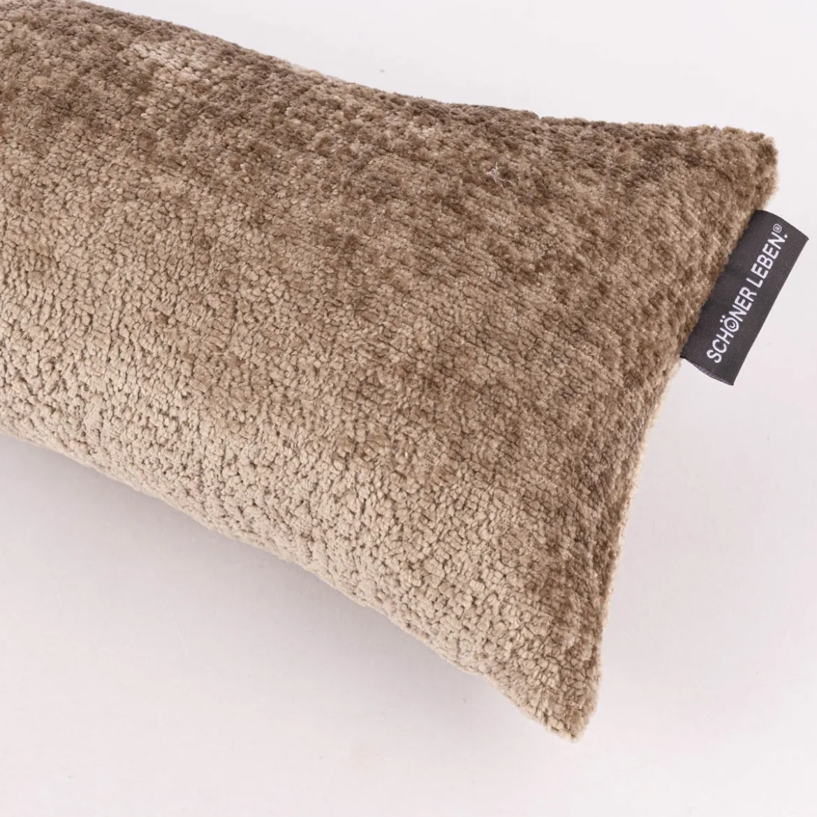 SCHÖNER LEBEN. Zugluftstopper Soft Teddy Deluxe beige verschiedene Größen von SCHÖNER LEBEN.