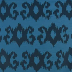 Schöner Wohnen Dekostoff Batik Ornamente blau 140cm Breite