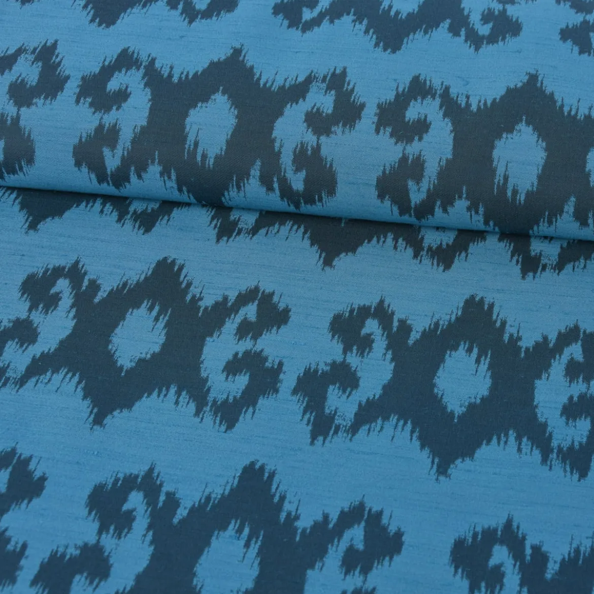 Schöner Wohnen Dekostoff Batik Ornamente blau 140cm Breite