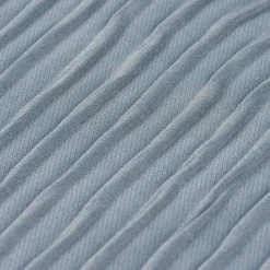 Schöner Wohnen Dekostoff Doppelgewebe Reliefeffekt Run Linien hellblau 126cm Breite