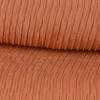 Schöner Wohnen Dekostoff Doppelgewebe Reliefeffekt Run Linien terracotta 126cm Breite