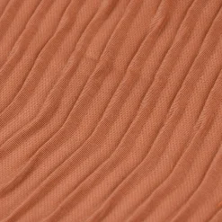 Schöner Wohnen Dekostoff Doppelgewebe Reliefeffekt Run Linien terracotta 126cm Breite