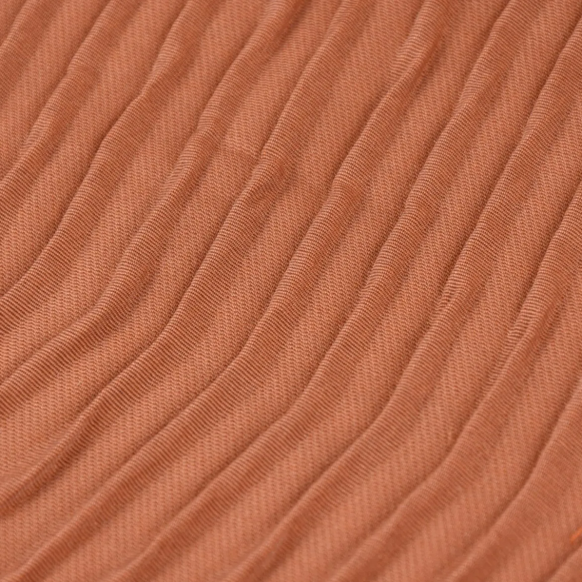 Schöner Wohnen Dekostoff Doppelgewebe Reliefeffekt Run Linien terracotta 126cm Breite