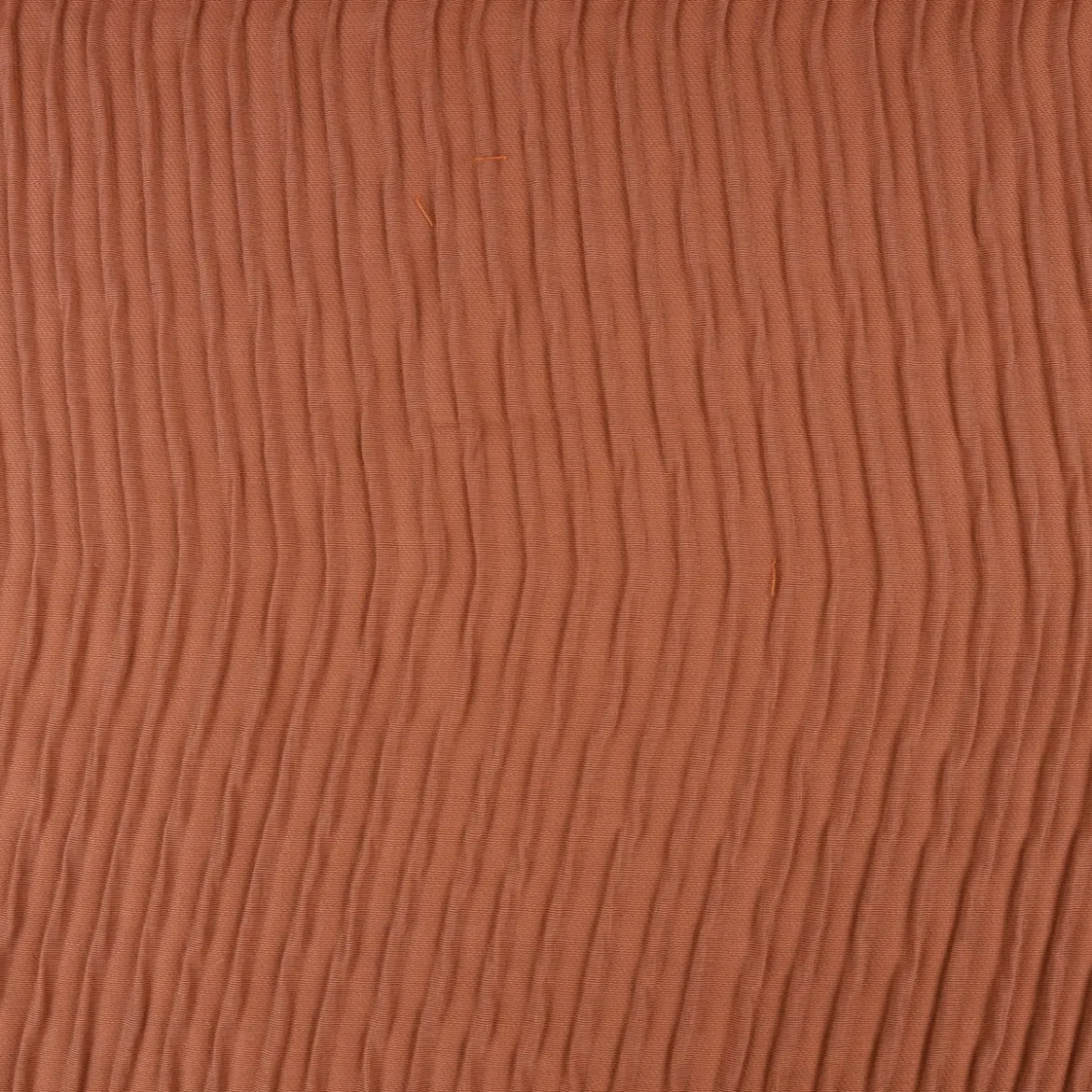 Schöner Wohnen Dekostoff Doppelgewebe Reliefeffekt Run Linien terracotta 126cm Breite