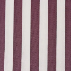 Schöner Wohnen Dekostoff Wendestoff Porto Streifen weiß aubergine 124cm Breite