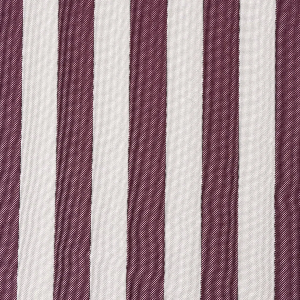 Schöner Wohnen Dekostoff Wendestoff Porto Streifen weiß aubergine 124cm Breite