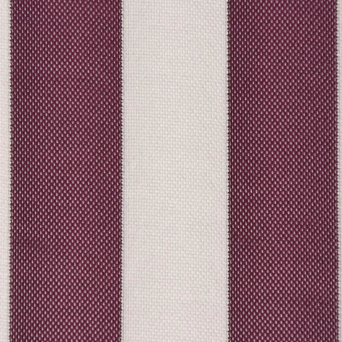 Schöner Wohnen Dekostoff Wendestoff Porto Streifen weiß aubergine 124cm Breite