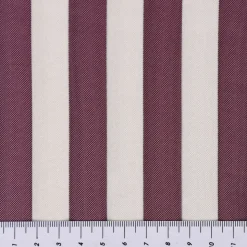 Schöner Wohnen Dekostoff Wendestoff Porto Streifen weiß aubergine 124cm Breite