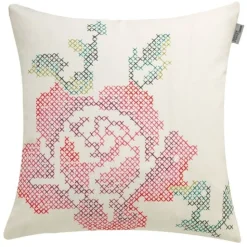 Schöner Wohnen Kissenhülle SW-Fancywork Rose 50x50cm