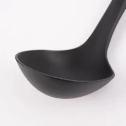 Schöpflöffel Silikon Holz schwarz natur 32x9,5cm