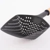 Schöpfsieb Silikon Holz schwarz natur 36x12cm