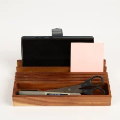 Schreibtischorganzier aus Holz 28x12,5x2,8cm von Gentlemen´s Hardware