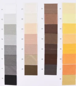 Schrägband Baumwolle verschiedene Farben Breite 20mm 2fach gefalzt