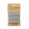 Schrägband Einfassband Jersey Organic Bio 20mm uni grau 3m
