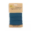 Schrägband Einfassband Jersey Organic Bio 20mm uni jeansblau dunkel 3m