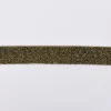 Schrägband Einfassband Lurex Glitzer gold schwarz Breite: 2cm