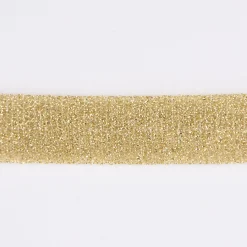 Schrägband Einfassband Lurex Glitzer gold Breite: 2cm