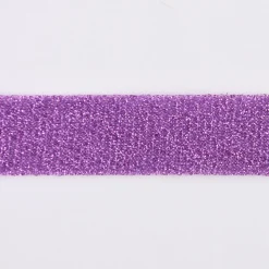 Schrägband Einfassband Lurex Glitzer lila Breite: 2cm