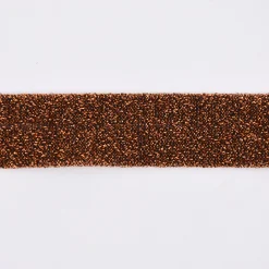 Schrägband Einfassband Lurex Glitzer kupfer Breite: 2cm
