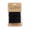 Schrägband Einfassband Organic Bio Popeline Baumwolle 20mm uni schwarz 5m