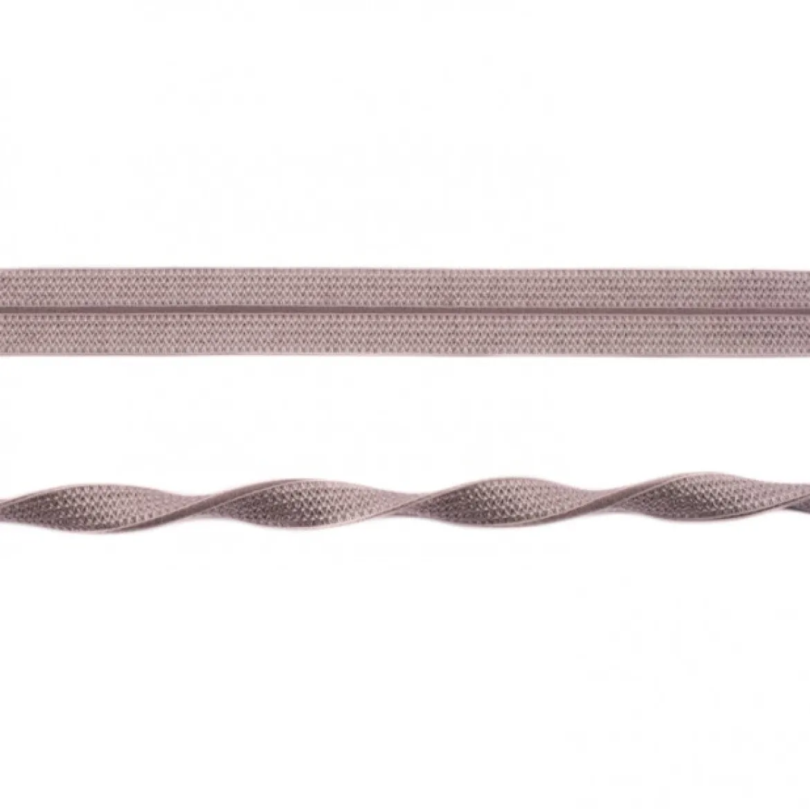 Schrägband elastisch Gummi grau Breite: 2cm