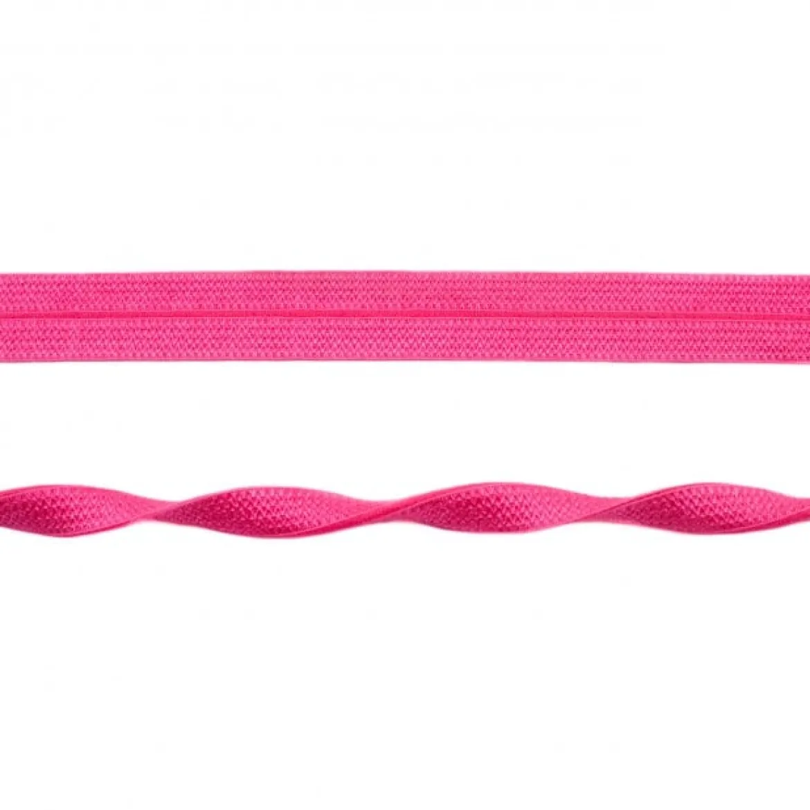 Schrägband elastisch Gummi pink Breite: 2cm