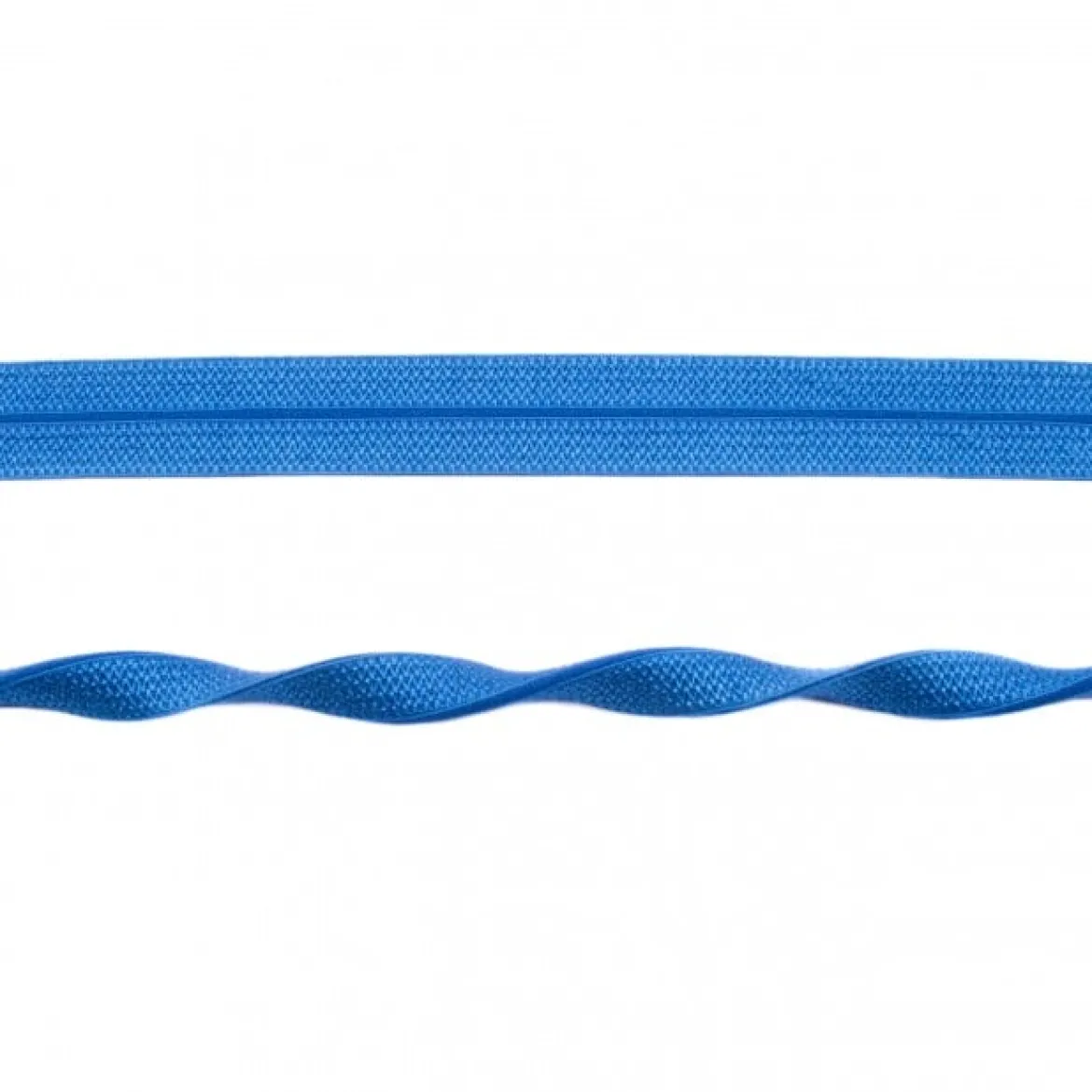 Schrägband elastisch Gummi royalblau Breite: 2cm