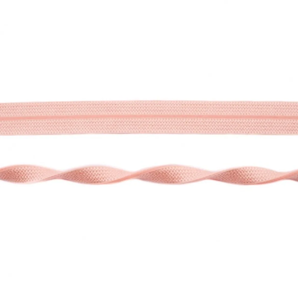 Schrägband elastisch Gummi rosa Breite: 2cm